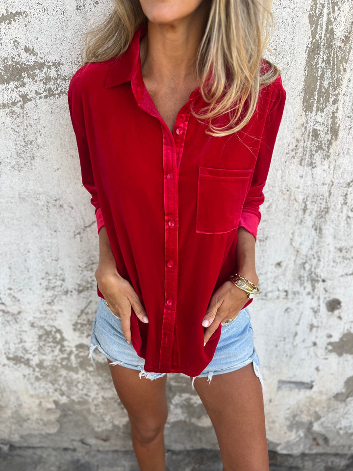 CLEARANCE SALE🔥Women's Velvet Shirt