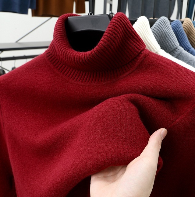 🔥Christmas Sale 50%🔥 - Men's Pullover Turtleneck Cashmere Sweater