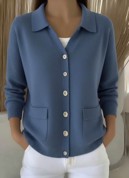 CLEARANCE SALE🔥Women's Double Pocket Solid Button-Down Shirt