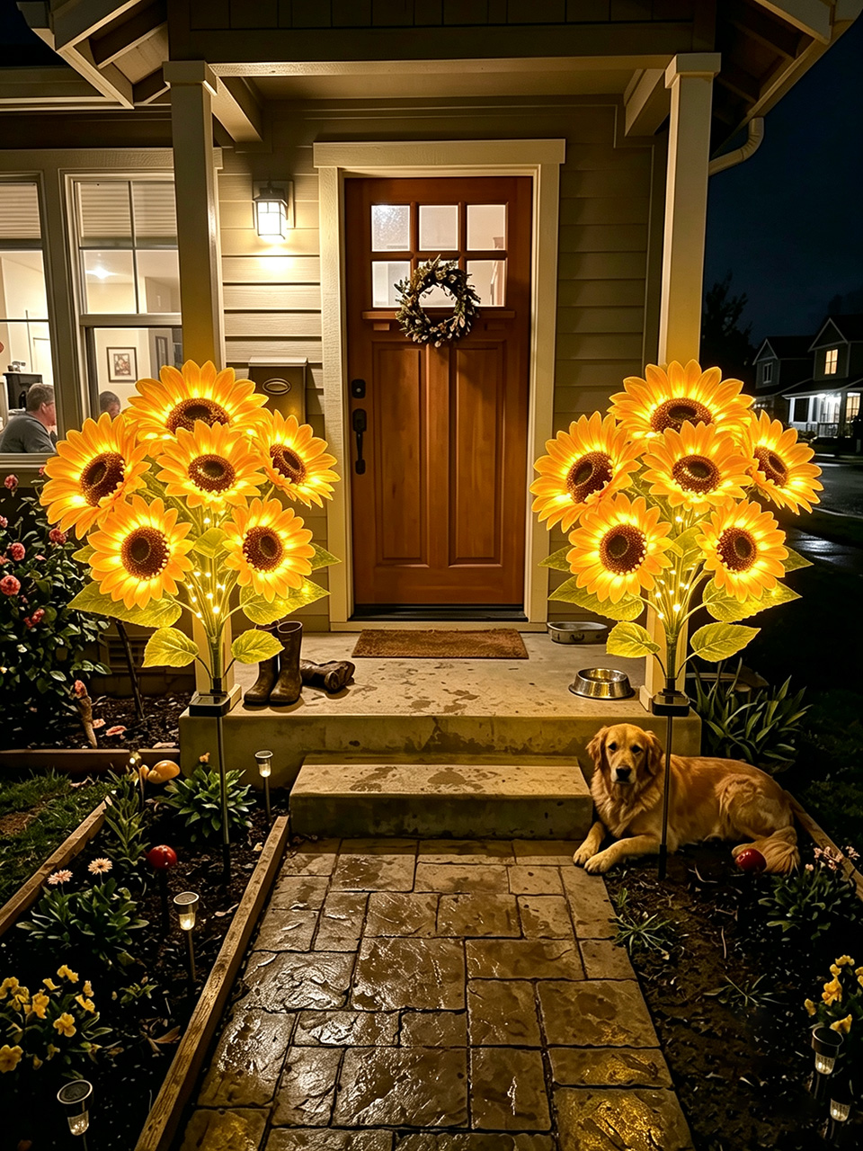 🌻Factory Direct Sales 49% Off !- 🌞Solar LED Sunflower Garden Lights-29.6inch/74cm