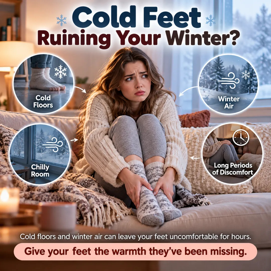 WarmStep Rechargeable Heated Socks – Adjustable Heat for Cold Weather