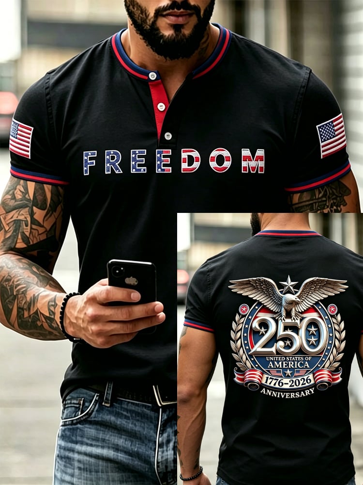 Freedom 250th Anniversary USA 250 Years Independence Apparel