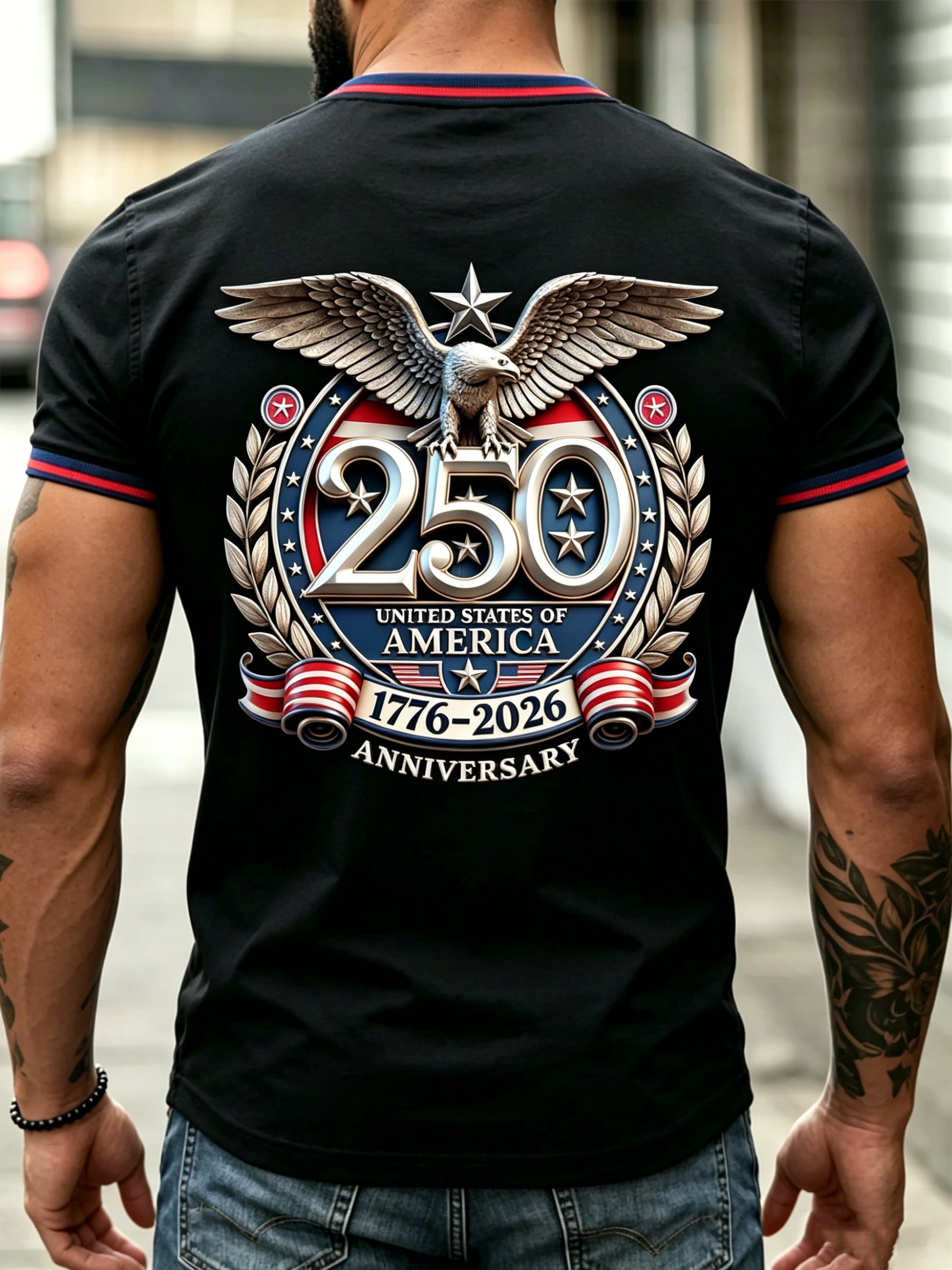 Freedom 250th Anniversary USA 250 Years Independence Apparel