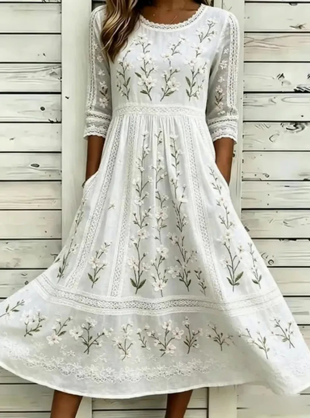 ⏰ LAST DAY SAVE 50% 💥Women's floral printed casual dress