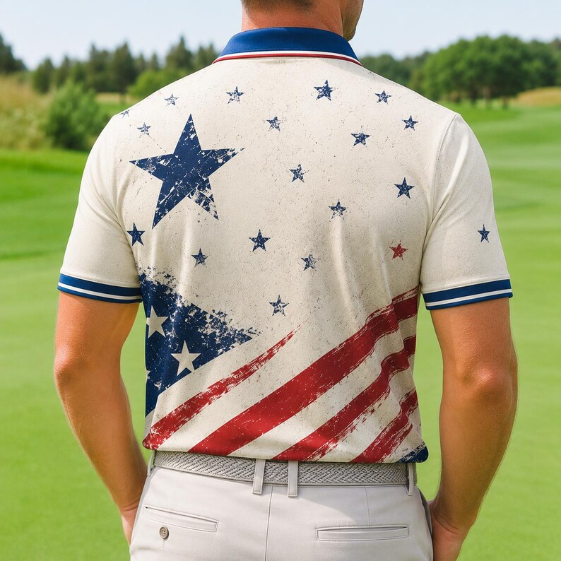 USA 250th Anniversary Golf Polo Shirt, American Flag Golf Shirt, American 1776–2026 Golf Shirt, Patriotic Golf Shirt, 4th Of July Polo Shirt