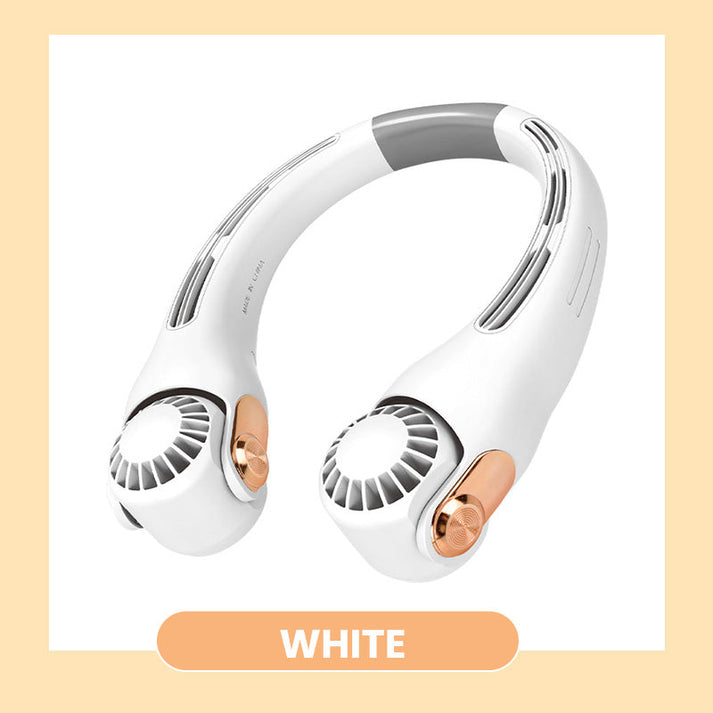 Neck Air Conditioner Fan – Ultra-Quiet, 360° Rotating, 3-Speed Hands-Free Cooling Fan, Long Battery, Summer Essential