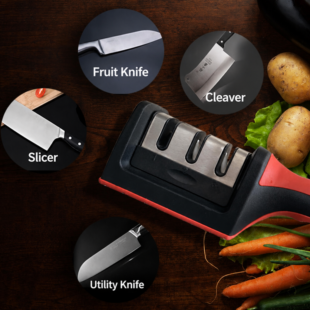 Professional 3-Stage Kitchen Knife Sharpener