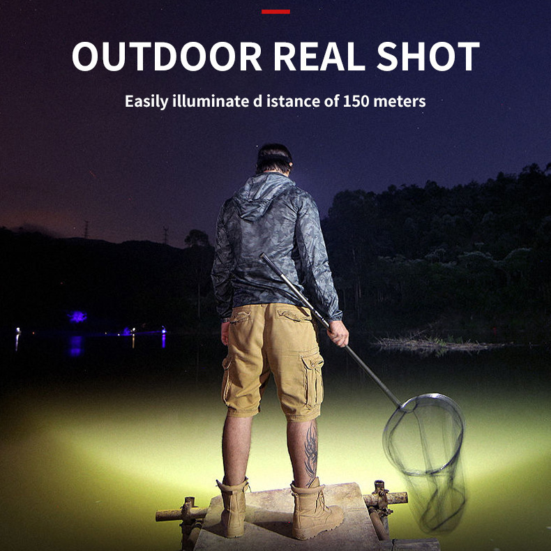 Hands-Free Powerful Illumination with 3 Lighting Modes for Outdoor Adventures and Work Safety