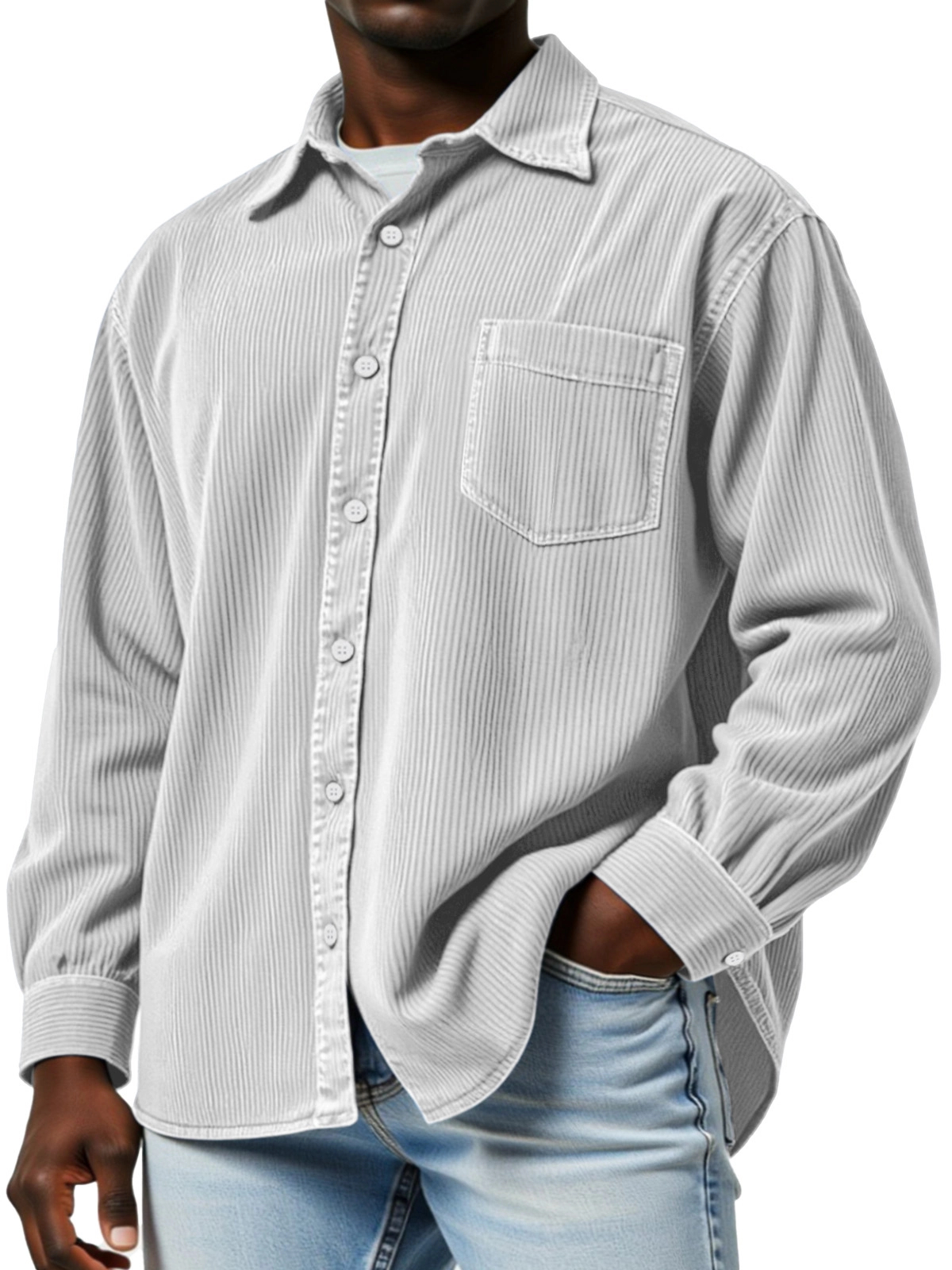 100% Premium Cashmere Men’s Shirt — Timeless Style