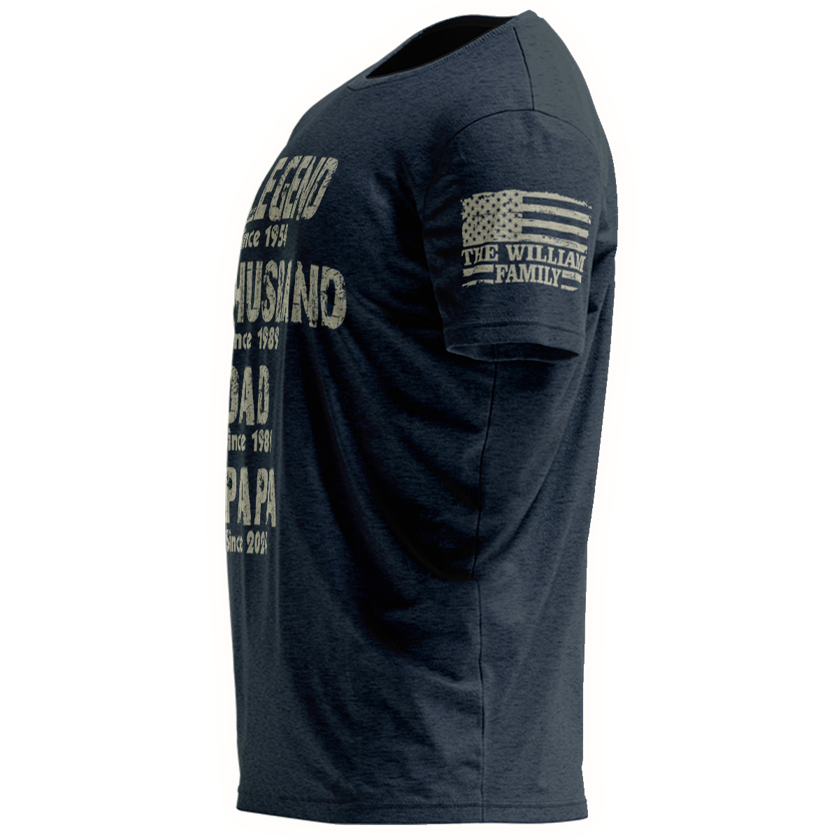 Personalized Legend Husband Dad Papa Shirt – Custom Years Gift for Dad & Grandpa