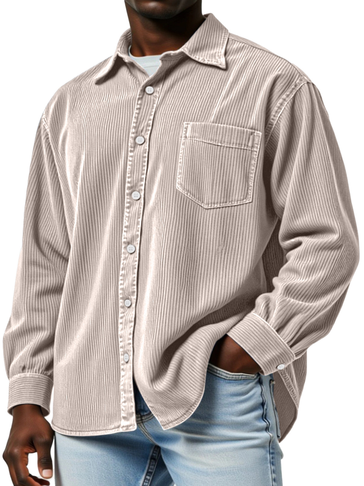 100% Premium Cashmere Men’s Shirt — Timeless Style