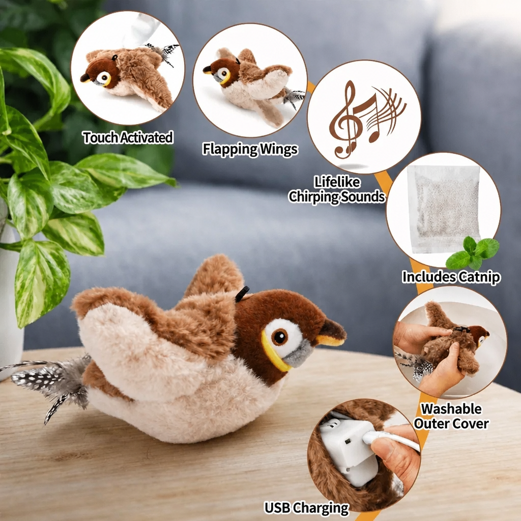 BirdBuddy™ - Interactive Bird Toy for Cats