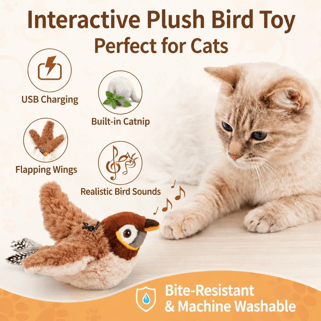 BirdBuddy™ - Interactive Bird Toy for Cats