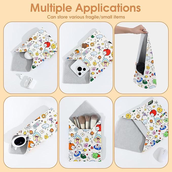 Cat Grooming Wrap – Self-Adherent Anti-Scratch Swaddle Restraint Bag for Stress-Free Nail Clipping