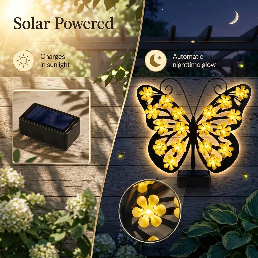 🦋Solar Butterfly Garden Light