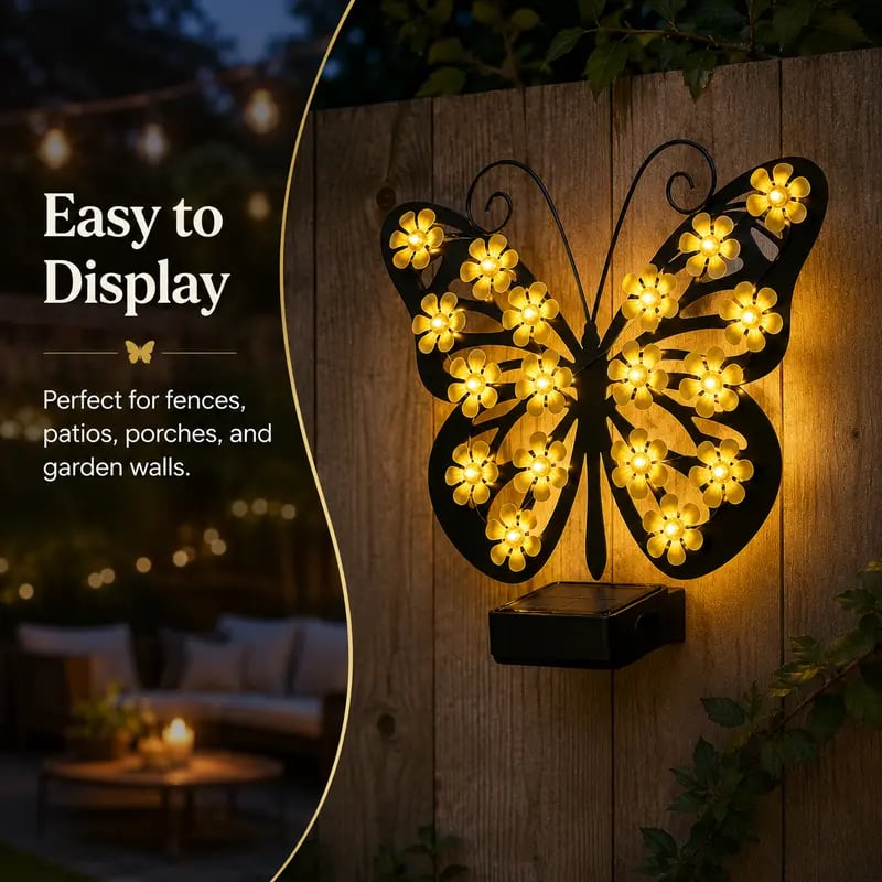 🦋Solar Butterfly Garden Light