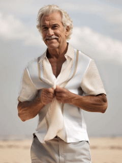 Cargks®Retro Men's Button Pocket Short Sleeve Shirt