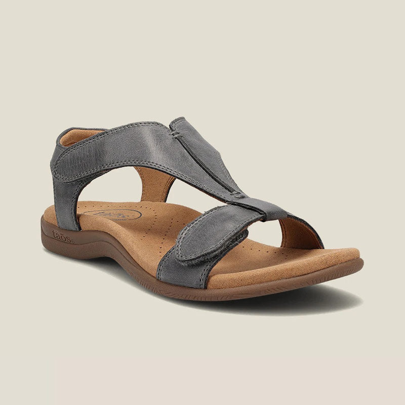 Sursell Shoes Women's Arch Support Flat Sandals