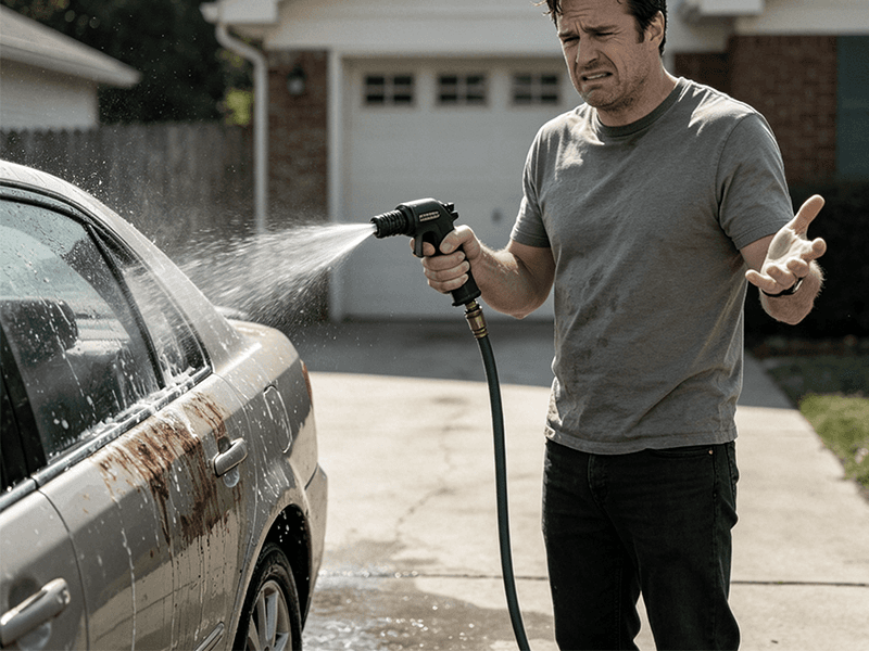Residue left behind