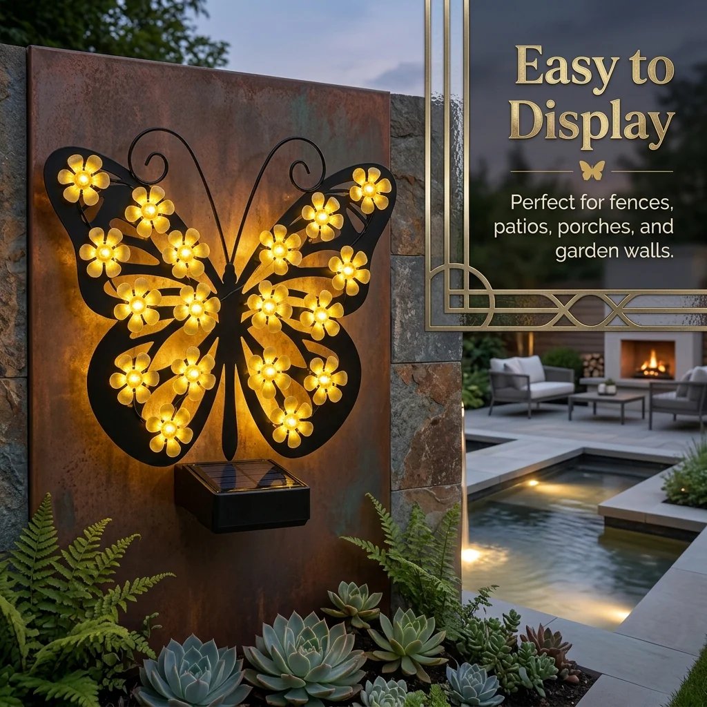 🦋Solar Butterfly Garden Light