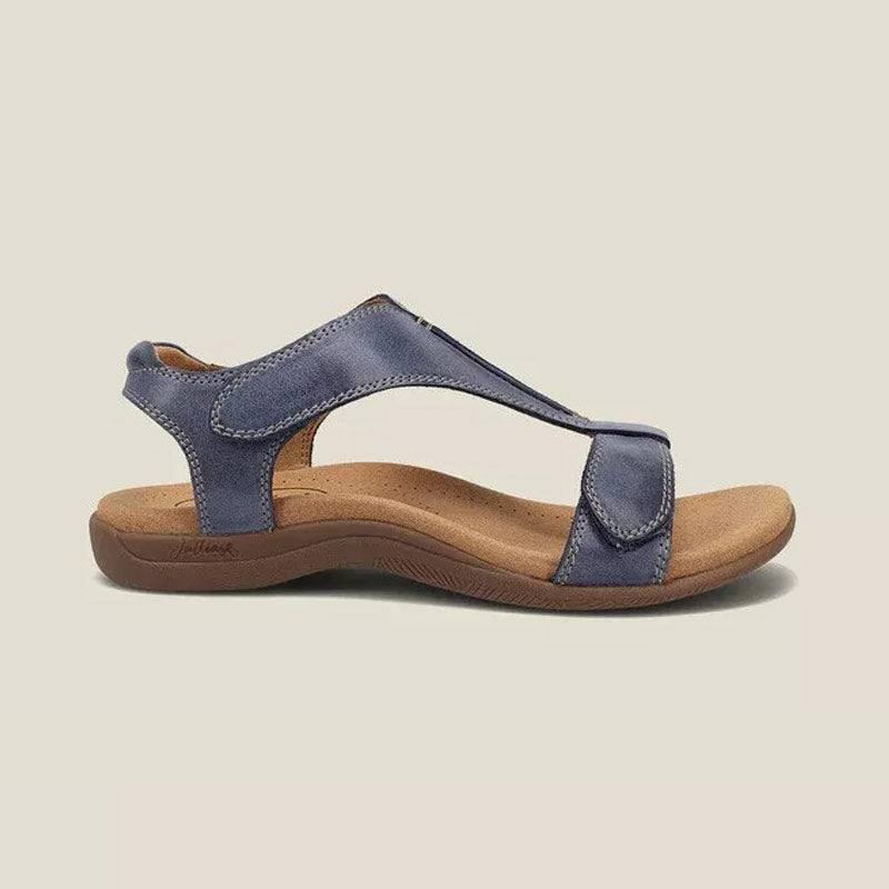 Sursell Shoes Women's Arch Support Flat Sandals