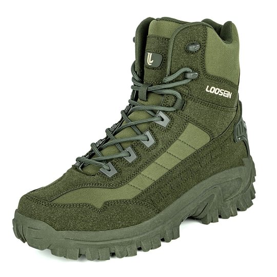 Men Waterproof Non-Slip Hiking Boots Orthopedic Support Anti-Smash Anti-Puncture Work Boots