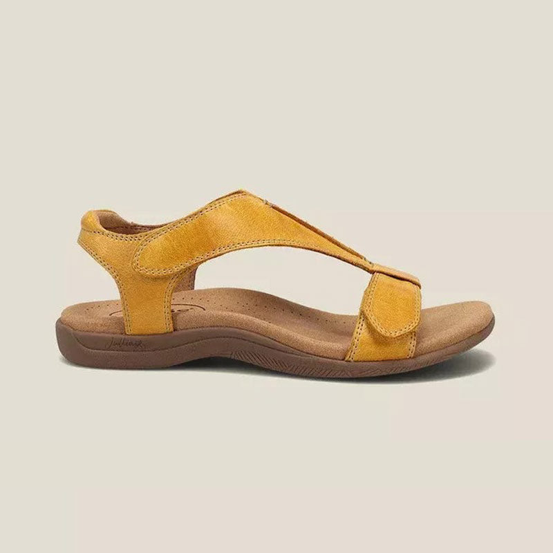 Sursell Shoes Women's Arch Support Flat Sandals