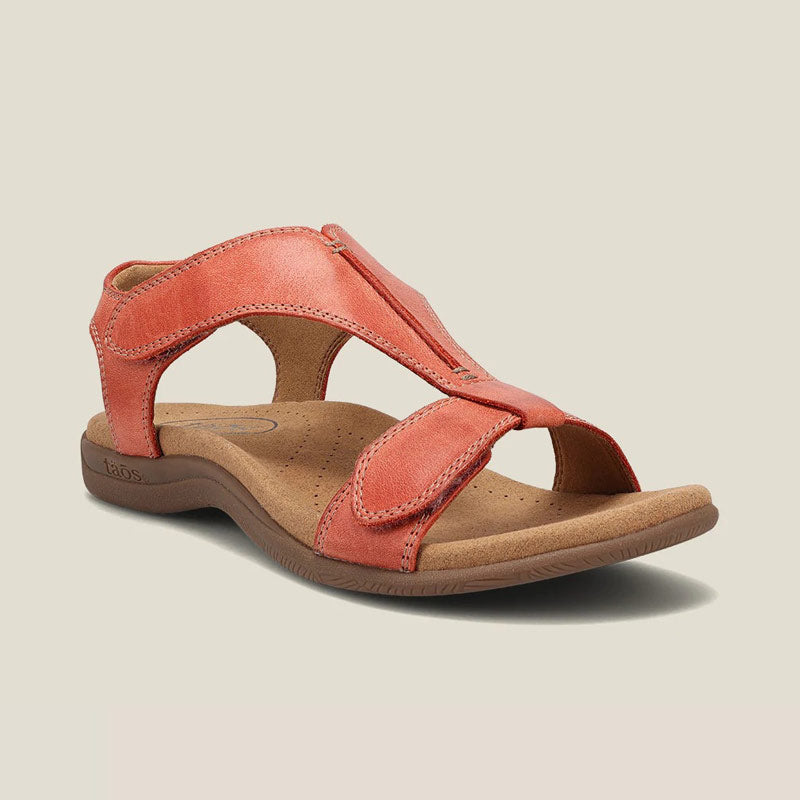 Sursell Shoes Women's Arch Support Flat Sandals