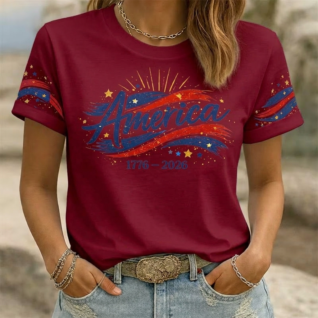 USA 250th Anniversary Distressed American Flag Golf Polo Shirt | Tactical Eagle Patriotic Polo