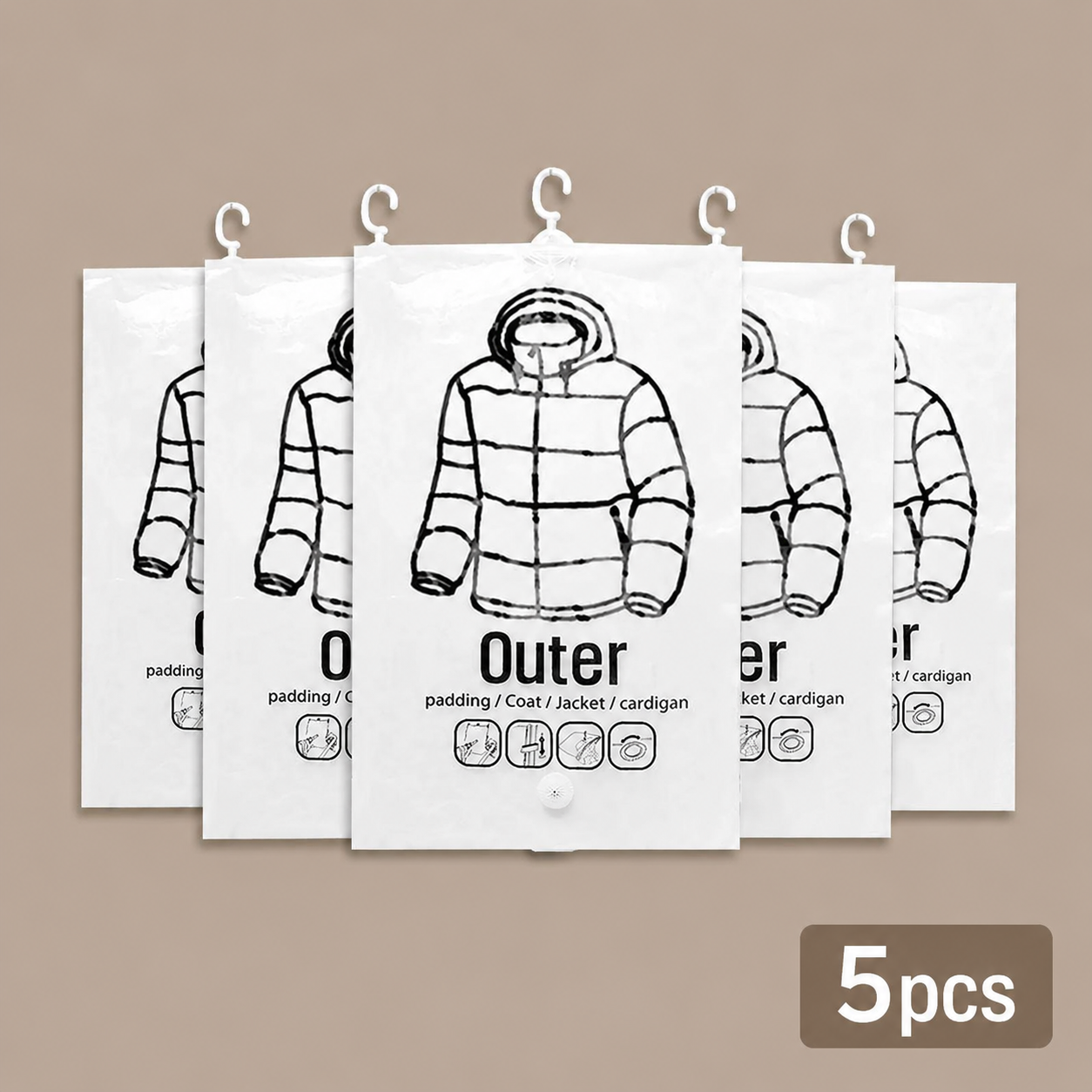 🔥Buy 5 Get 3 Free🔥Hanging Vacuum Storage Bag