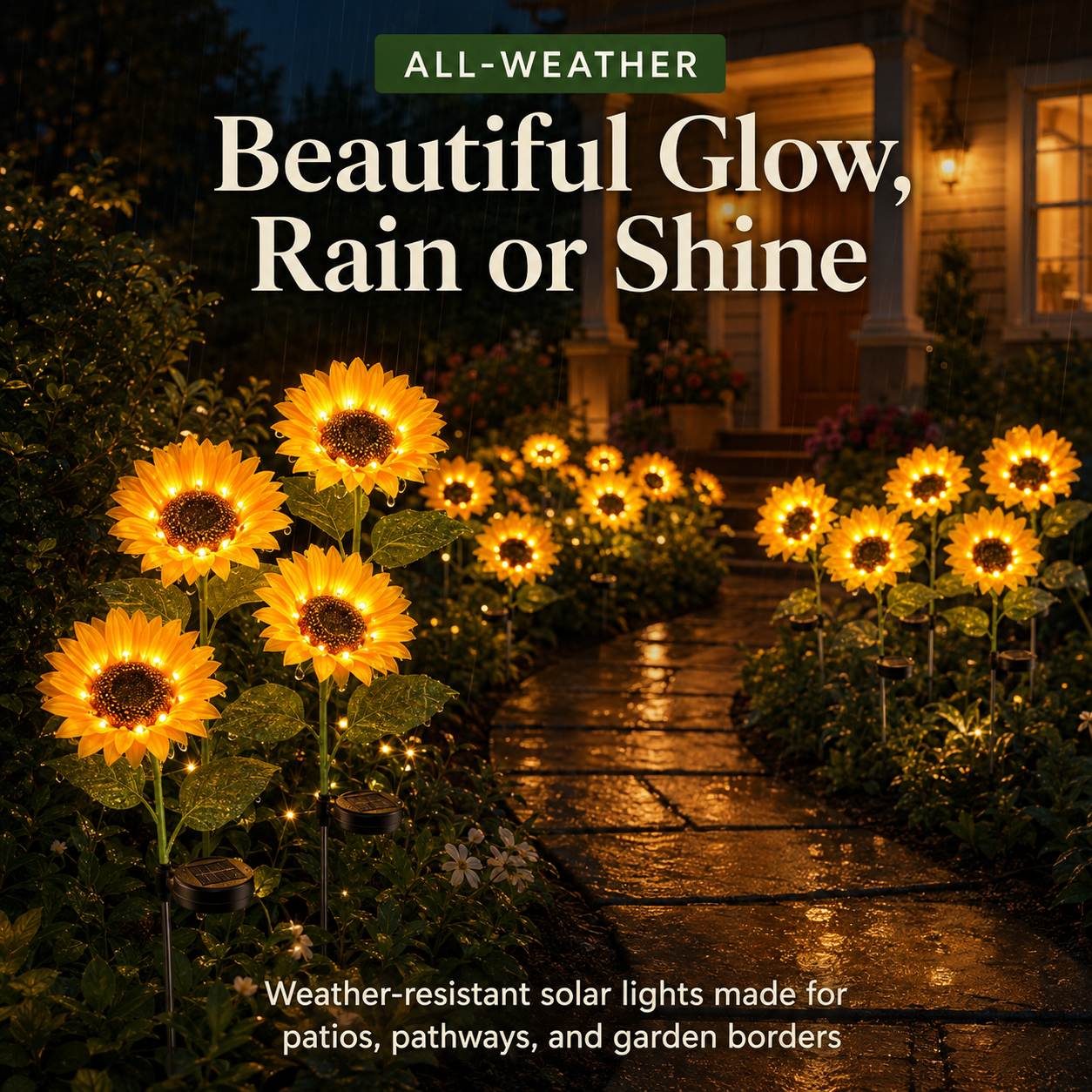 🌻Factory Direct Sales 49% Off !- 🌞Solar LED Sunflower Garden Lights-29.6inch/74cm