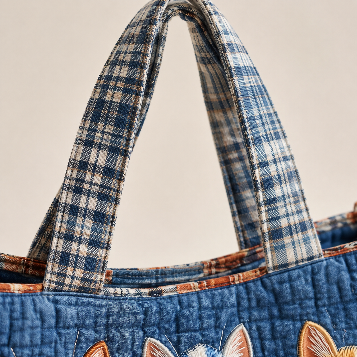 Cat Pockets Quilted Tote Bag GFTONT4069