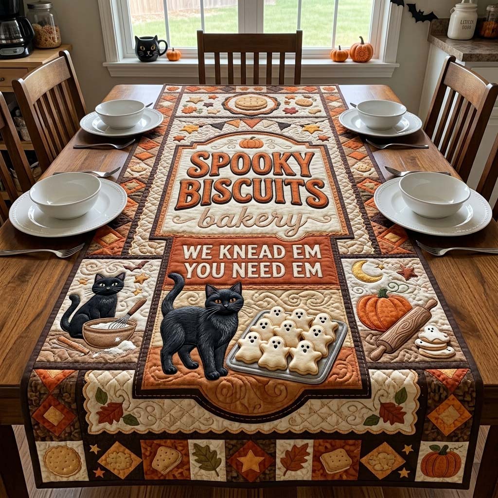 Ghost Biscuit Bakery Quilted Table Runner GDTONTD1335