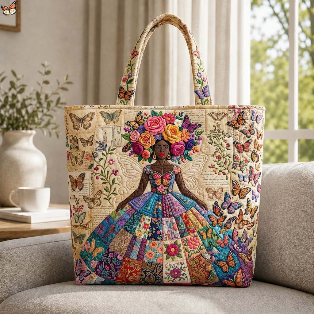 Garden Fairy Queen Quilted Tote Bag GDTONTD615
