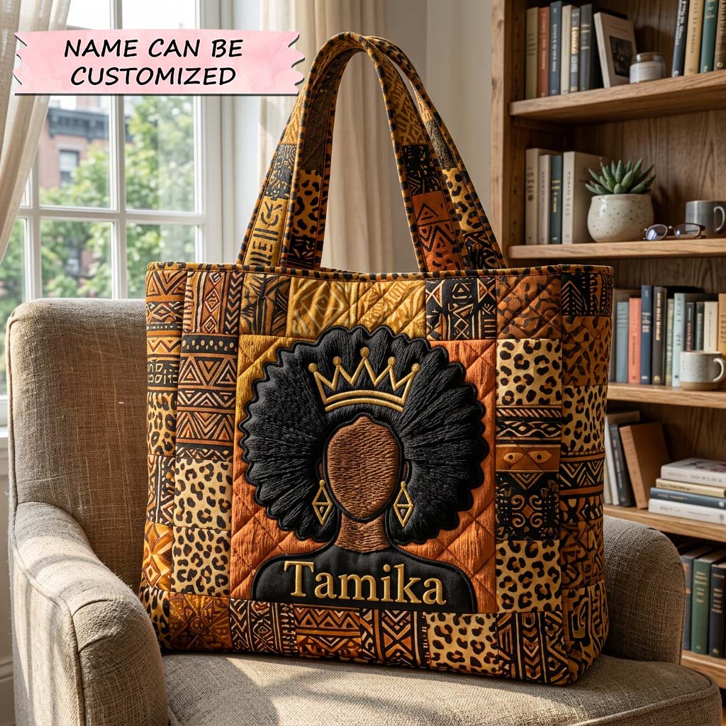 Savanna Crown Queen Quilted Tote Bag QTCUZ GFTOHD14540