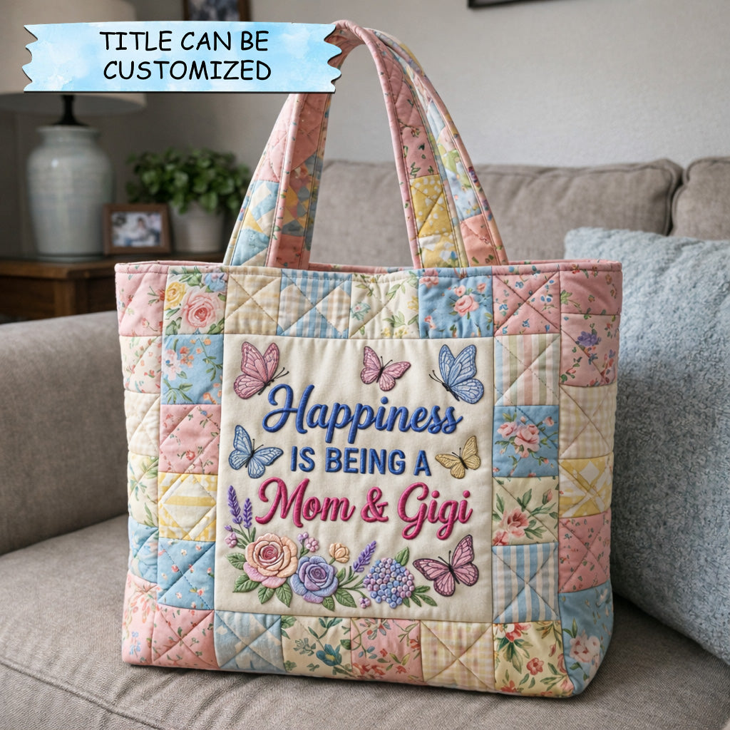 Floral Love Quilted Tote Bag QTCUZ GFTOHD14567