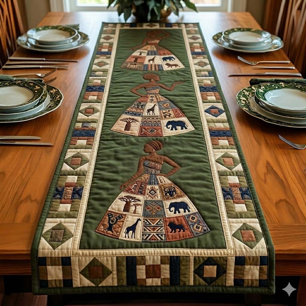 Cultural Threads Quilted Table Runner GFTOHD14673