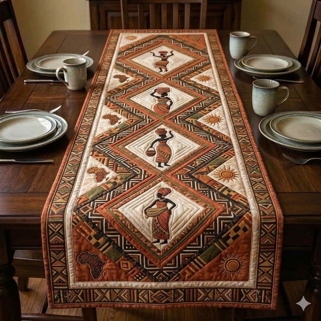 Ancestral Grace Quilted Table Runner GFTOHD14674