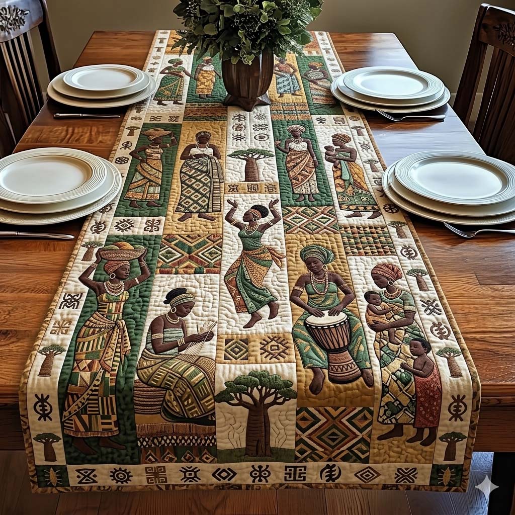 Tradition Flow Quilted Table Runner GFTOHD14678