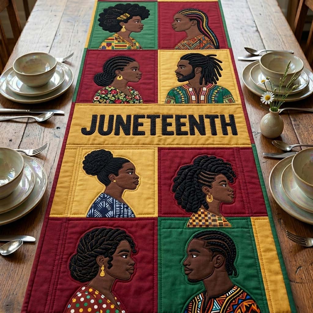 Unity Portraits Quilted Table Runner GFTOHD14702