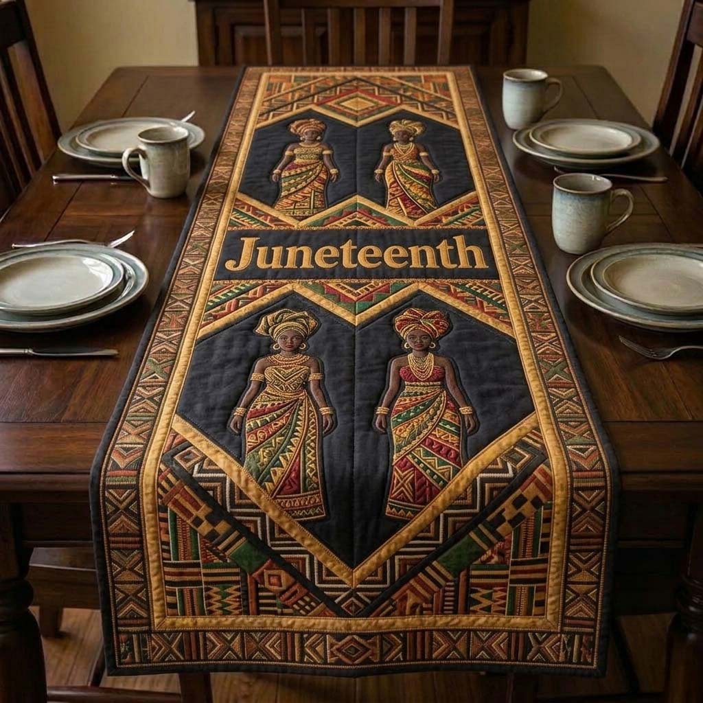 Royal Sisters Quilted Table Runner GFTOHD14708