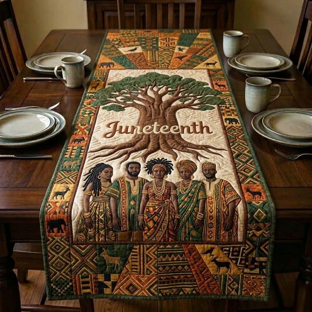 Freedom Roots Quilted Table Runner GFTOHD14710