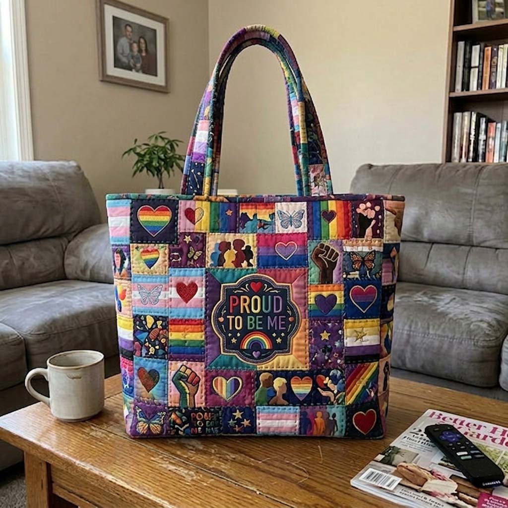 Proud Patchwork Quilted Tote Bag GFTOHD14919