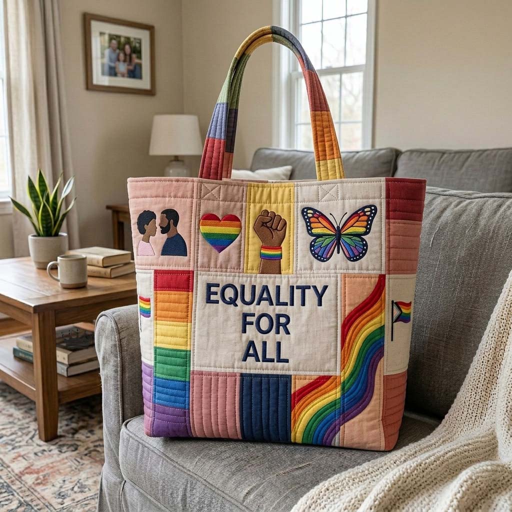 Unity Pride Quilted Tote Bag GFTOHD14924