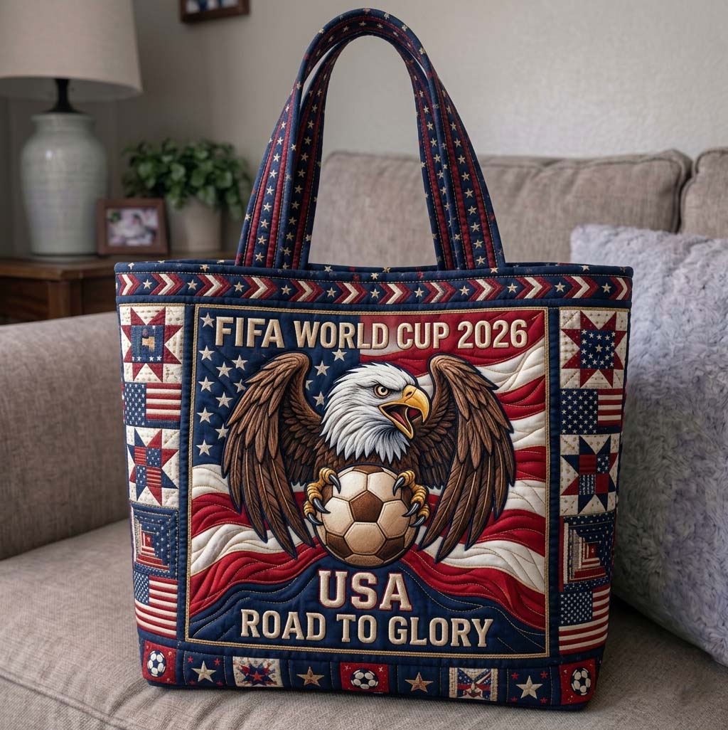 Eagle Glory Quilted Tote Bag GFTOHD14933