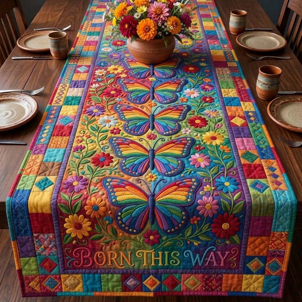 Born Radiant Quilted Table Runner GFTOHD14953