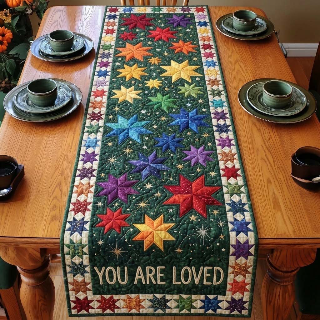 Loved Always Quilted Table Runner GFTOHD14955