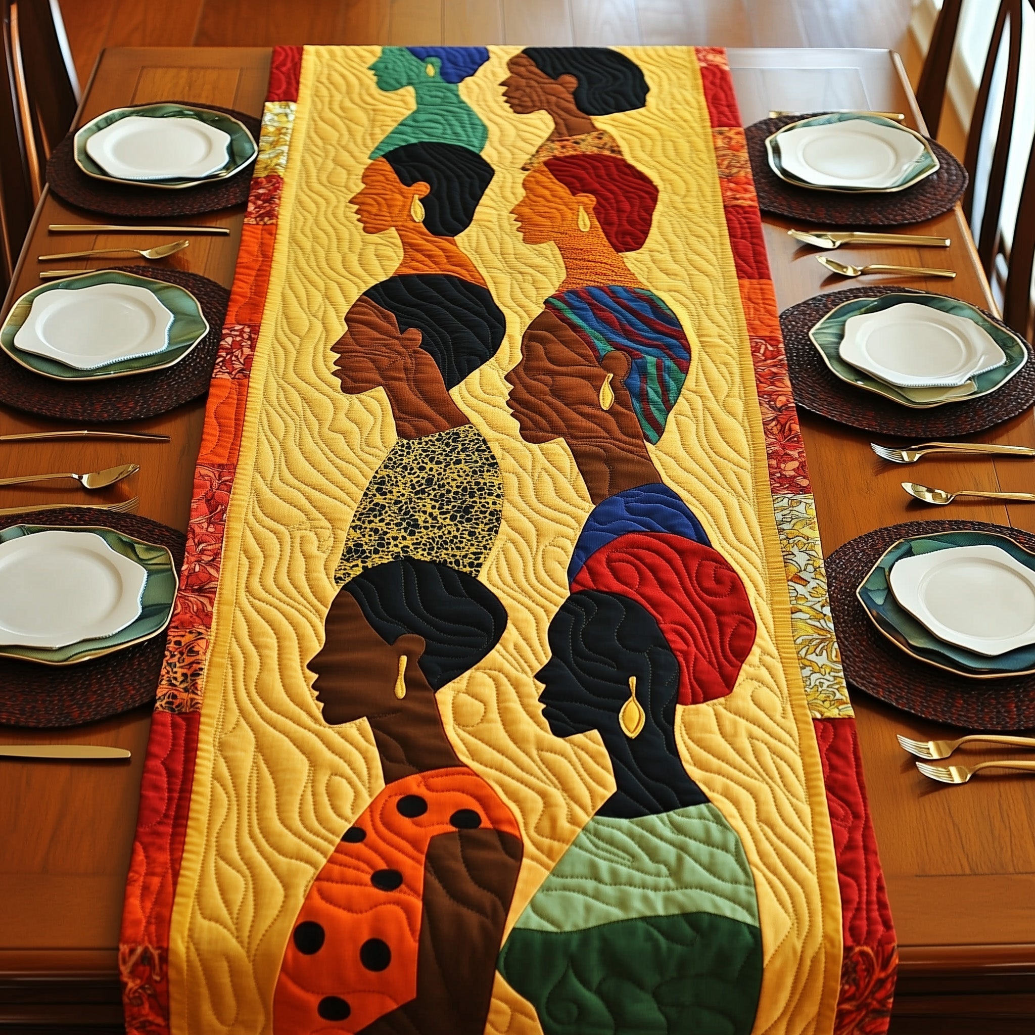 Juneteenth Quilted Table Runner GFTOHD7111