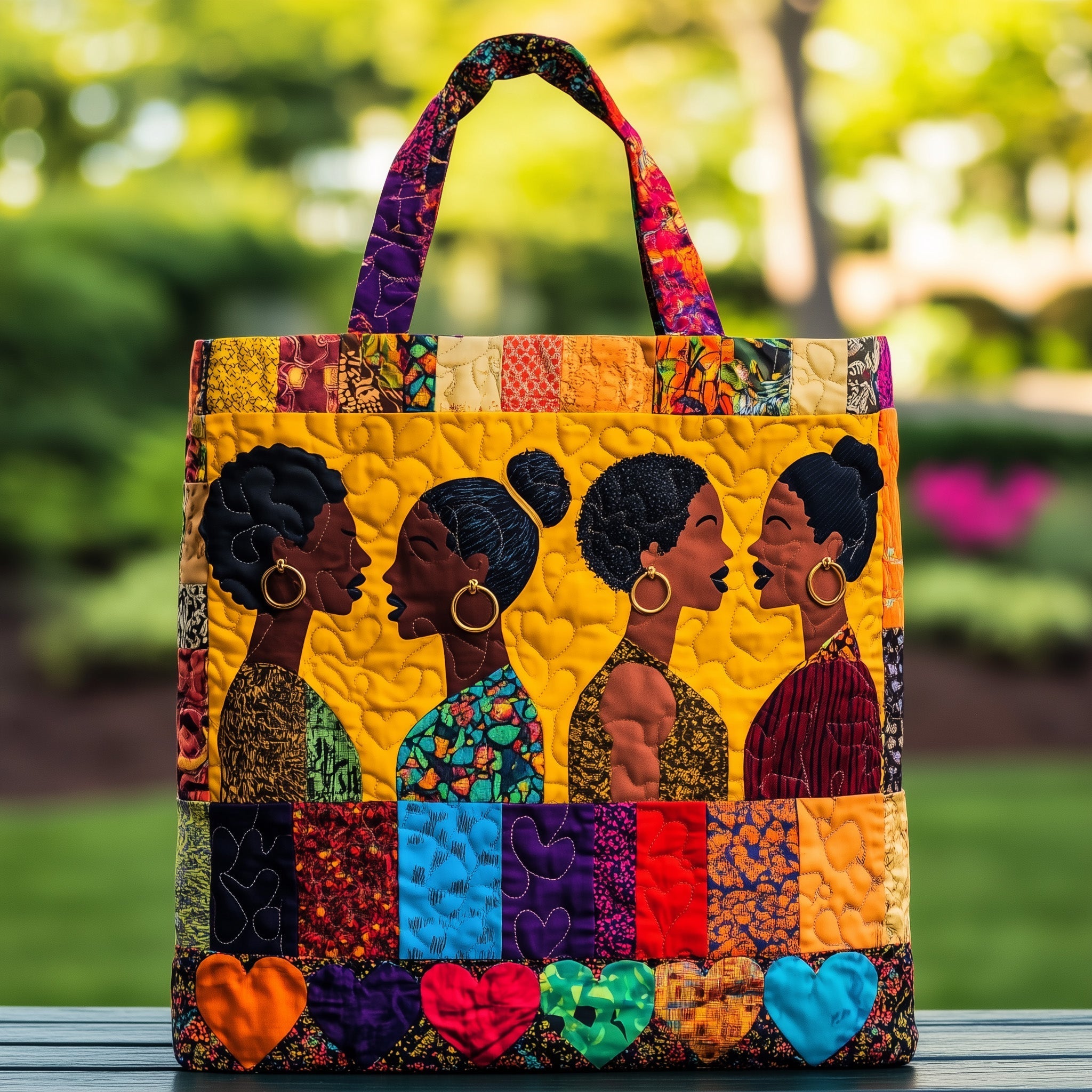 Juneteenth Quilted Tote Bag GFTOHD7193