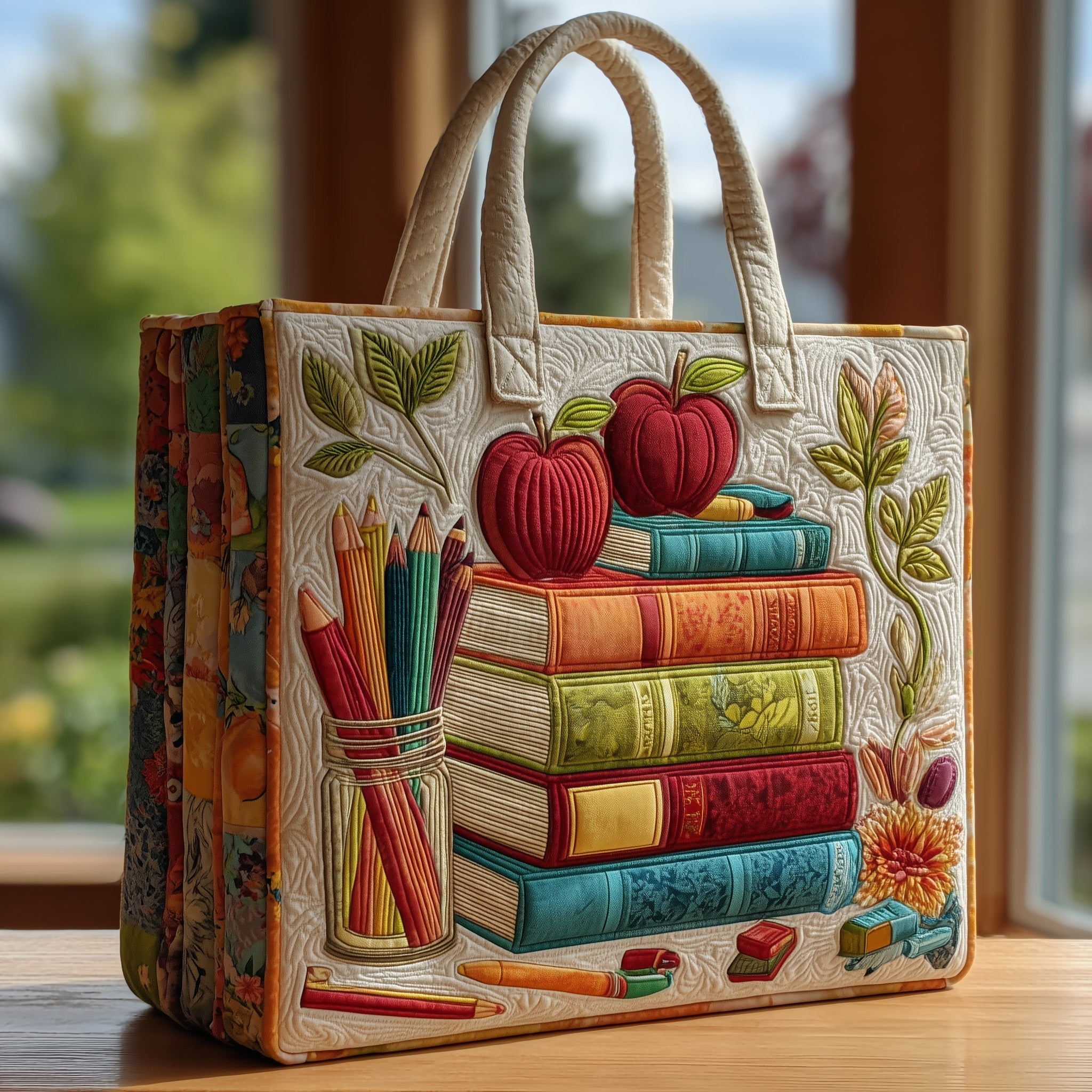 Teacher Quilted Tote Bag GFTOHD8213